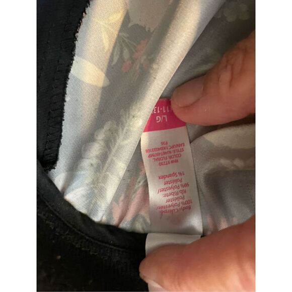 No Boundaries Multi-Color Floral Long Sleeve Full Zip Jacket Size L (11-13) Juni - Picture 10 of 10